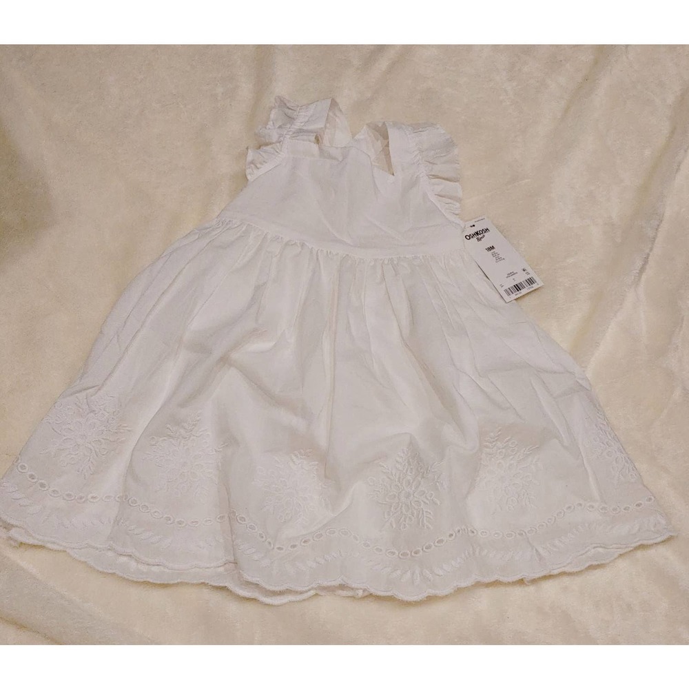 Oshkosh Girls White Dress
